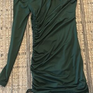 Hello Molly Green Mini Dress